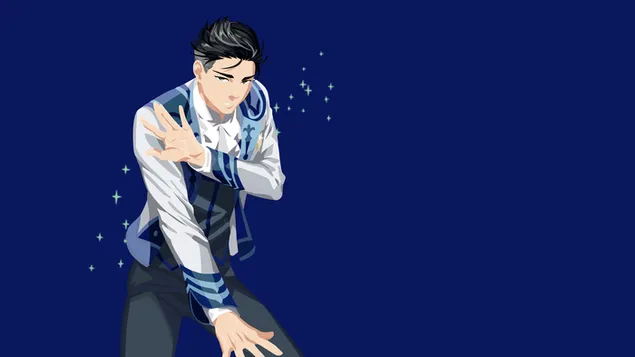Yuri!!! On Ice - Otabek Altin (Vector) 4K wallpaper