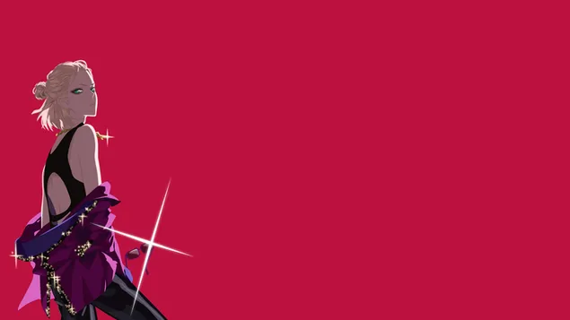 冰上的尤里 - 尤里 Plisetsky （矢量） 4K 壁纸