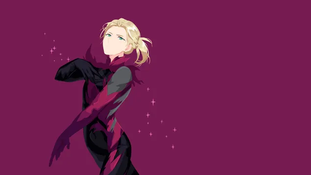 Yuri!!! On Ice - Yuri Plisetsky (Vector) 4K wallpaper