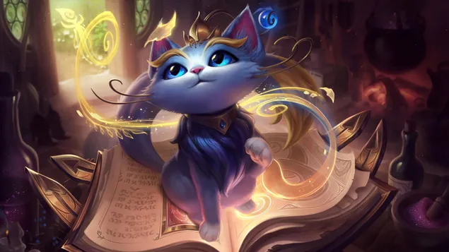 'Yuumi'スプラッシュアート-LeagueofLegends（LOL） 4K 壁紙