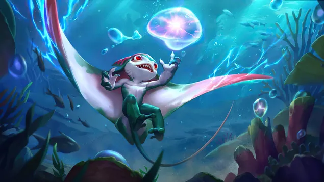 Ταπετσαρία Zap Sprayfin (Legends of Runeterra) - League of Legends (LOL) 4K