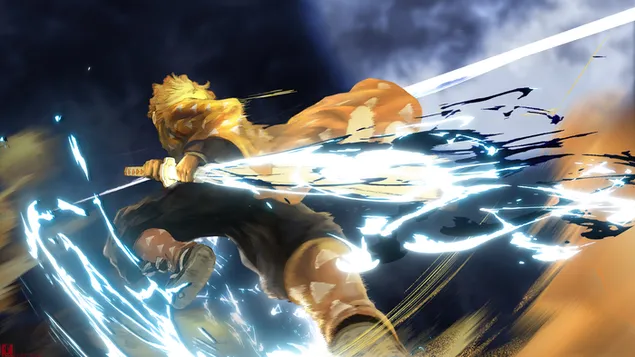 Zenitsu Agatsuma: Ammazza Demoni 4K sfondo