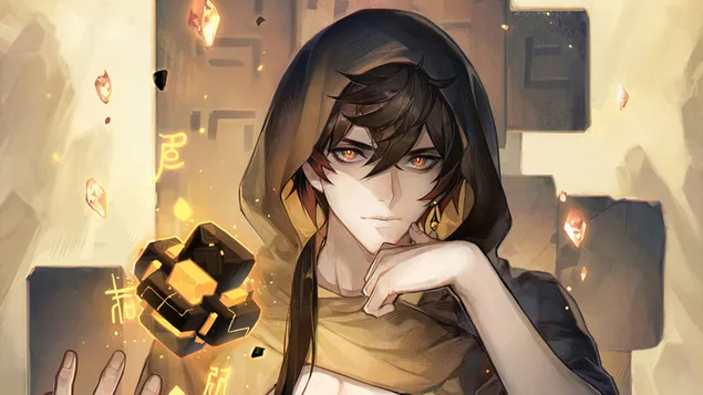 Zhongli (شخصیت جغرافیایی): Genshin Impact [انیمه بازی ویدیویی] کاغذدیواری  4K