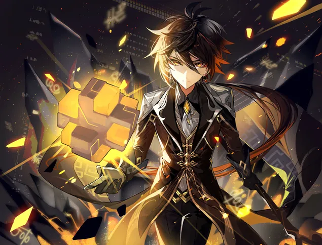 鍾離的力量是他的雙手 | 甘信衝擊 6K 壁紙