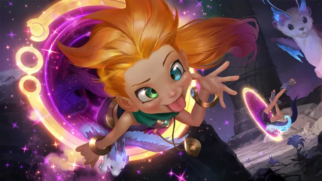 Zoe (Legends of Runeterra) - 英雄联盟 (LOL) 4K 壁纸