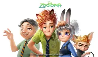주토피아 애니메이션 영화 HD 배경화면