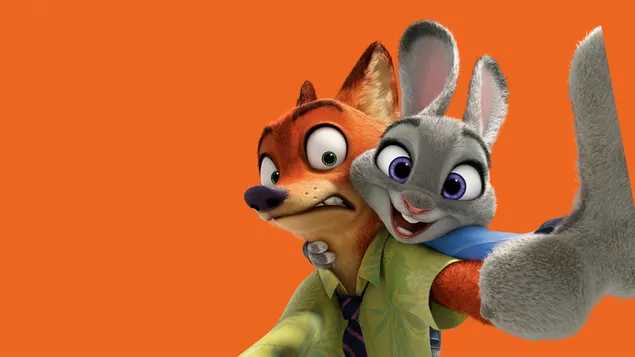 Zootopia - Nick & Judy cùng nhau chụp ảnh tự sướng tải xuống