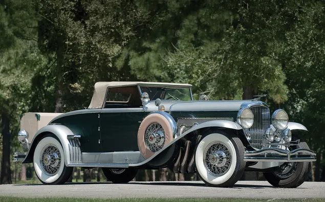 Zwarte Duesenberg Model J klassieke auto download
